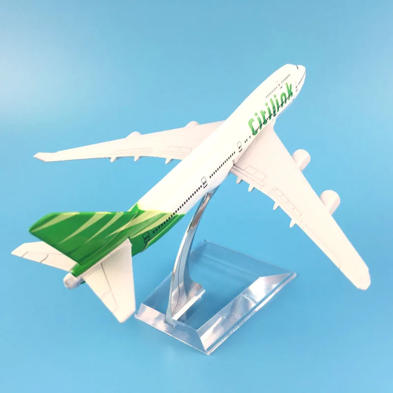 CITILINK AIRLINES 16CM BOEING747 модель самолета из металлического сплава игрушки для детей