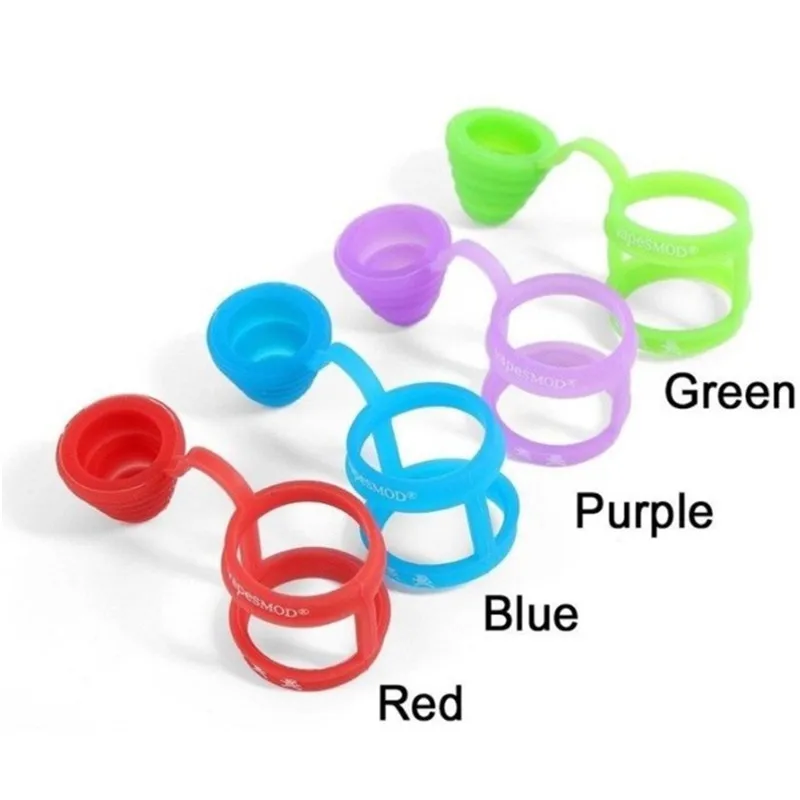 

2PCS VapeSMOD third generation Antiskid Ring Mod Ring Dust Cap Silicone Vape Band Anti Slip Mouthpiece for 510/810 RTA RDA Tank