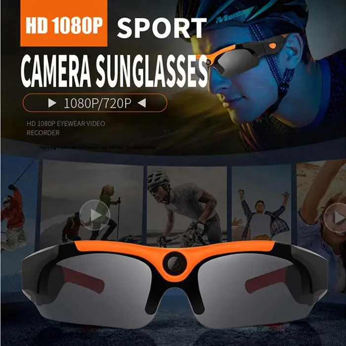 HD 1080P 120 градусов широкоугольные поляризованные линзы очки камера видео рекордер спортивные уличные солнцезащитные очки секретная Поддержка TF карта