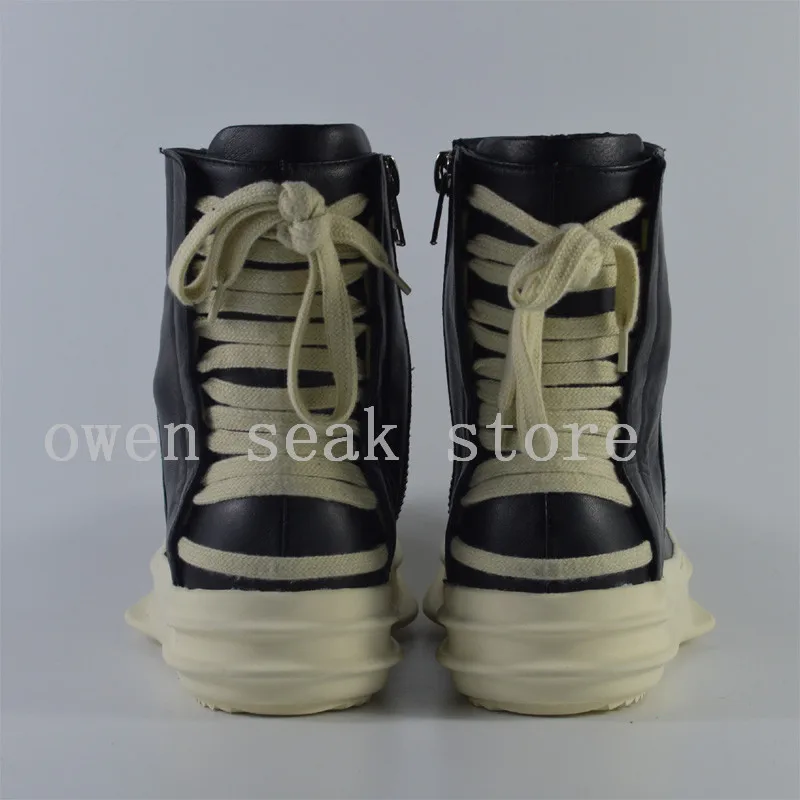 Мужские ботильоны из натуральной кожи на шнуровке молнии|shoes black|shoes menshoe man men |