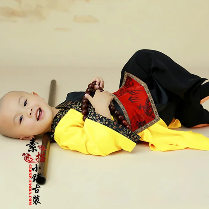 Детская одежда для косплея боевых искусств буддийские костюмы монах костюм кунг