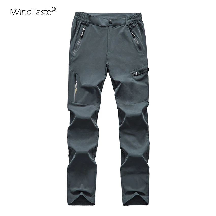 WindTaste летние мужские быстросохнущие походные спортивные дышащие брюки для