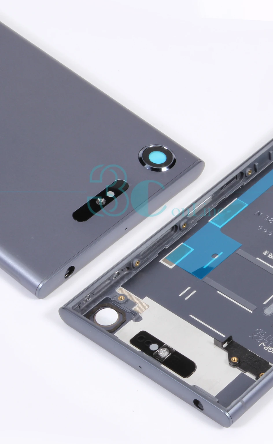 Оригинальная задняя крышка для sony Xperia XZ1, металлический корпус, дверь и средняя рамка для Xperia XZ1, запасные части для ремонта