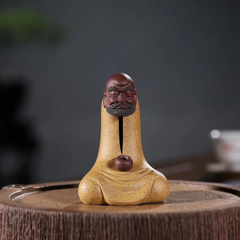 Фото Purple sand tea pet Damour ornaments Dharma buddha statues buddhist gifts home decor ceramic handmade crafts Дом и сад Purple sand tea pet Damour ornaments Dharma buddha statues buddhist gifts home decor ceramic handmade crafts Дом и сад