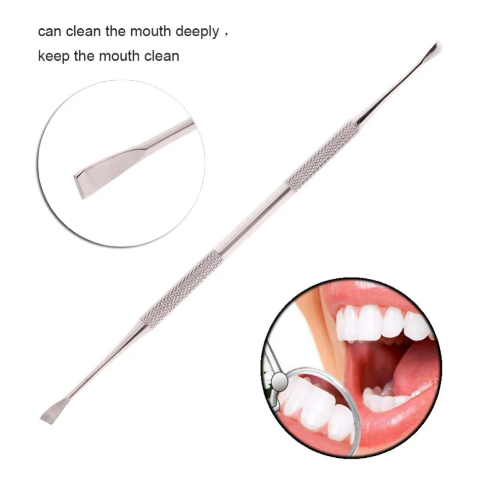 1 шт. двойной конец из нержавеющей стали зубные зубы скребок стоматологические