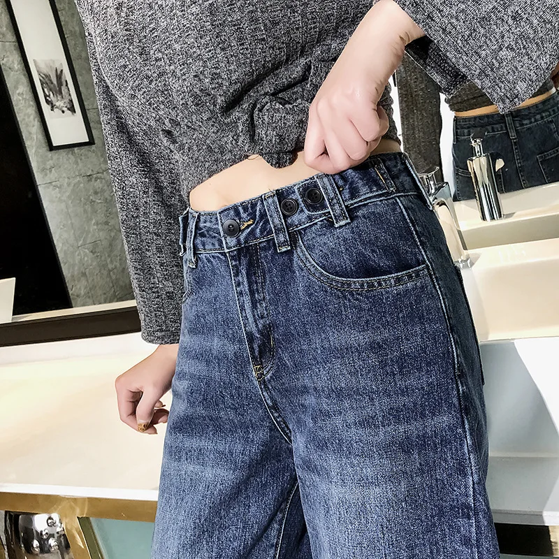 Xisteps женские высокие широкие шикарные винтажные джинсы свободные узкие прямые