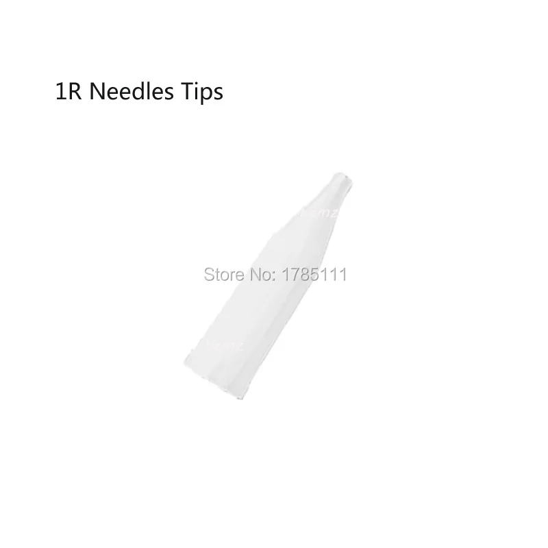 

100pcs Disposable Tattoo Permanent Makeup Needle Tips Traditional Needle Caps 1R Needle Caps Tips