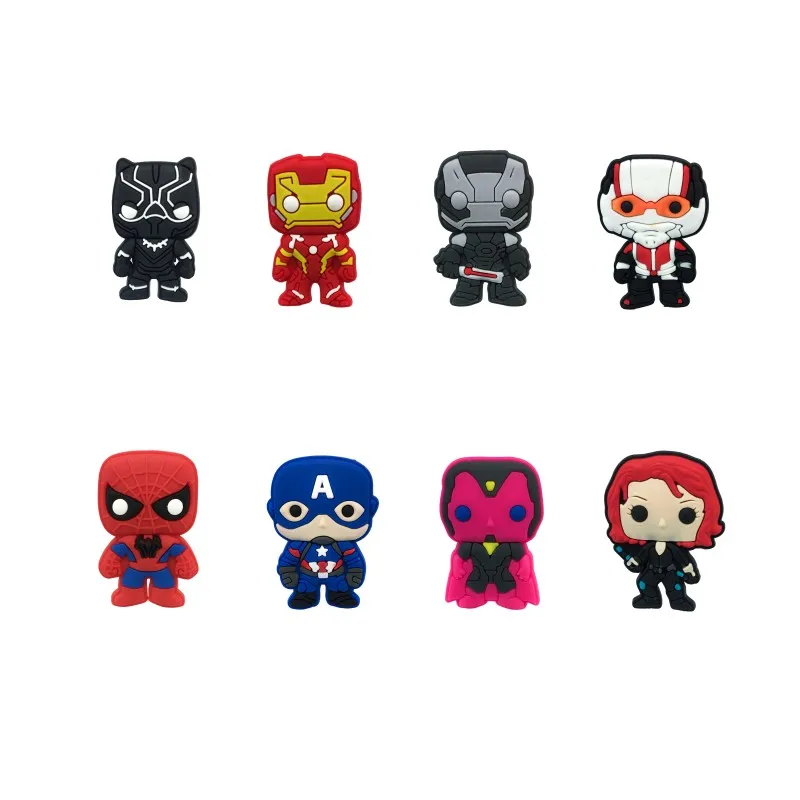 P5036F 8 шт./лот Marvel Мстители герой магниты на холодильник крутой мультфильм рисунок дома/офиса Декор магнитные наклейки Дети DIY подарок - Цвет: P5036F