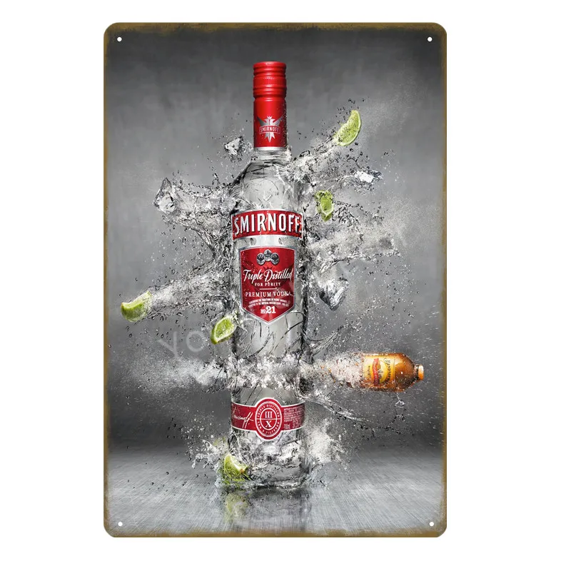 NEW0529H Спиртовой напиток Jagermeister Peroni плакат Классическая Настенная Наклейка домашний бар Декор винтажная металлическая табличка виски вино жестяная вывеска YH006 - Цвет: NEW0529H