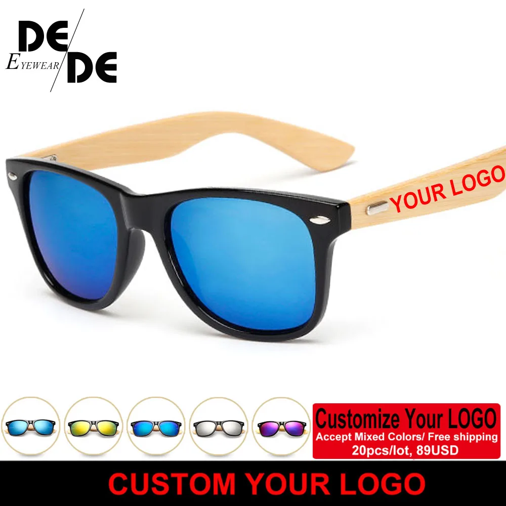 

Custom Logo Bamboo Foot Sunglasses Men Wooden Sunglasses Women Original Wood Sun Glasses Customerized 20 pcs/set Wholesale 130