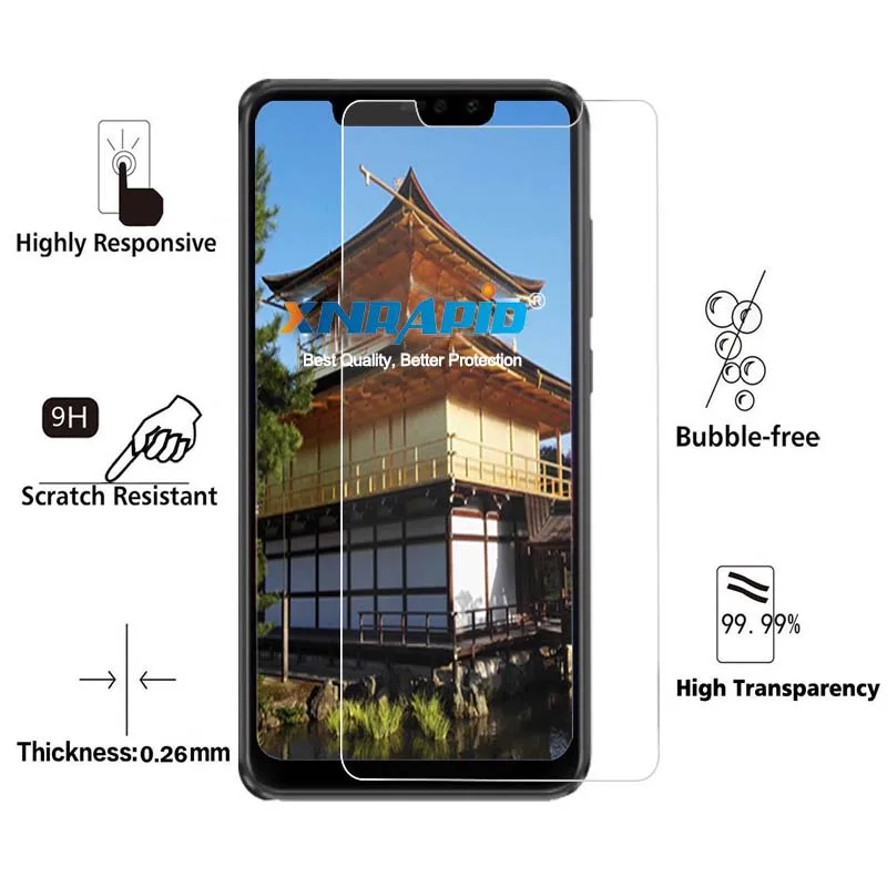 Закаленное стекло для Xiaomi Redmi Note 6 Pro защита экрана 9H 2.5D Защитное телефона