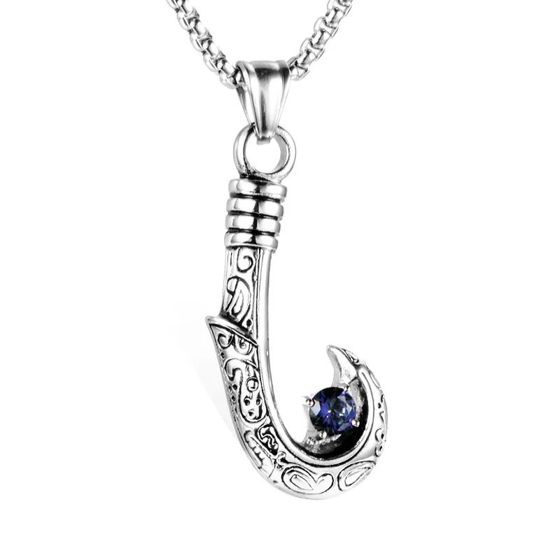 Fashion jewelry necklace pendant Stainless steel accessories Crescent titanium | Украшения и аксессуары