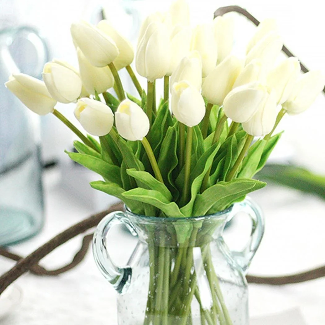 

5Pcs/Set Artificial Flowers Tulip Simulation Decoration Artificial Fake Flower