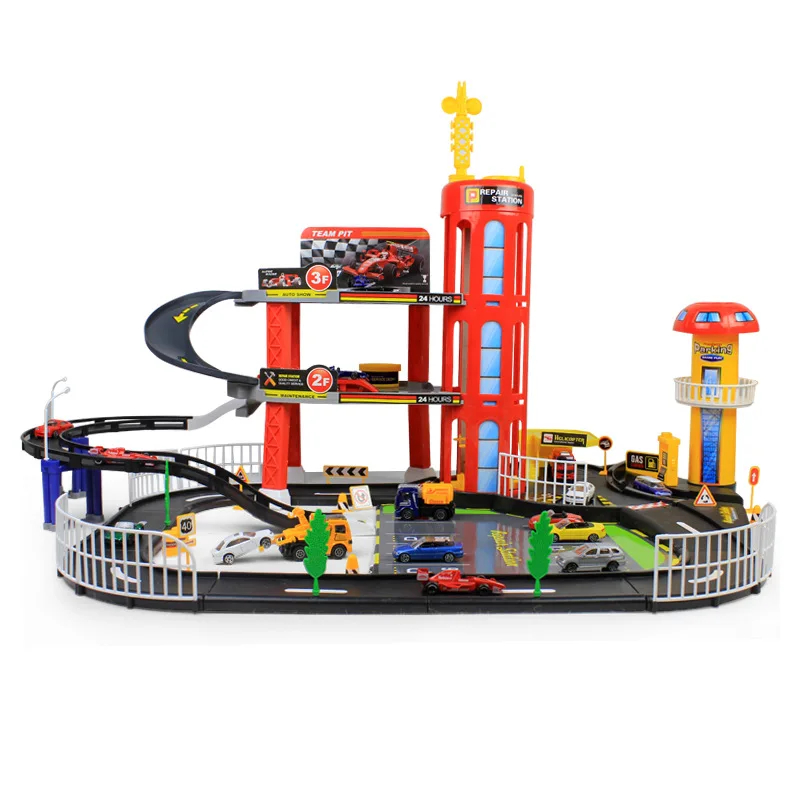 Детский центр по ремонту F1 сборная головоломка парковочная трасса стерео