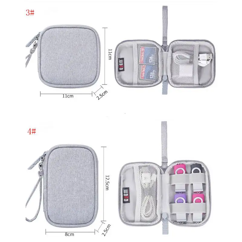 Fashion Earphone Holder Case Protection Bag For Headset Accessories Earbuds Memory Card USB Cable Travel Carrying | Электроника