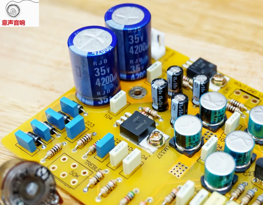 Assembeld полностью разделяющая Hi Fi тональная плата для предварительного усилителя