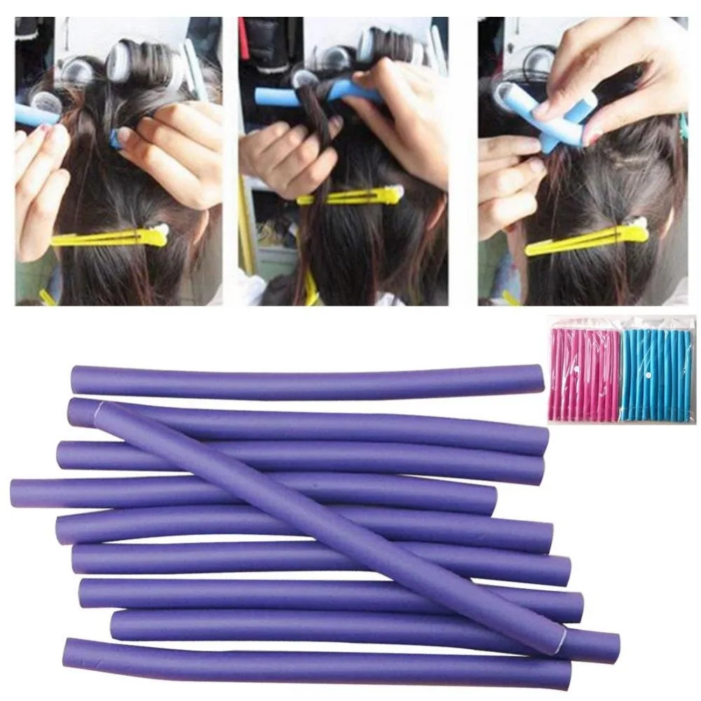 10 шт. бигуди для завивки волос|styling hair rollers|curler makers soft foamdiy rollers |