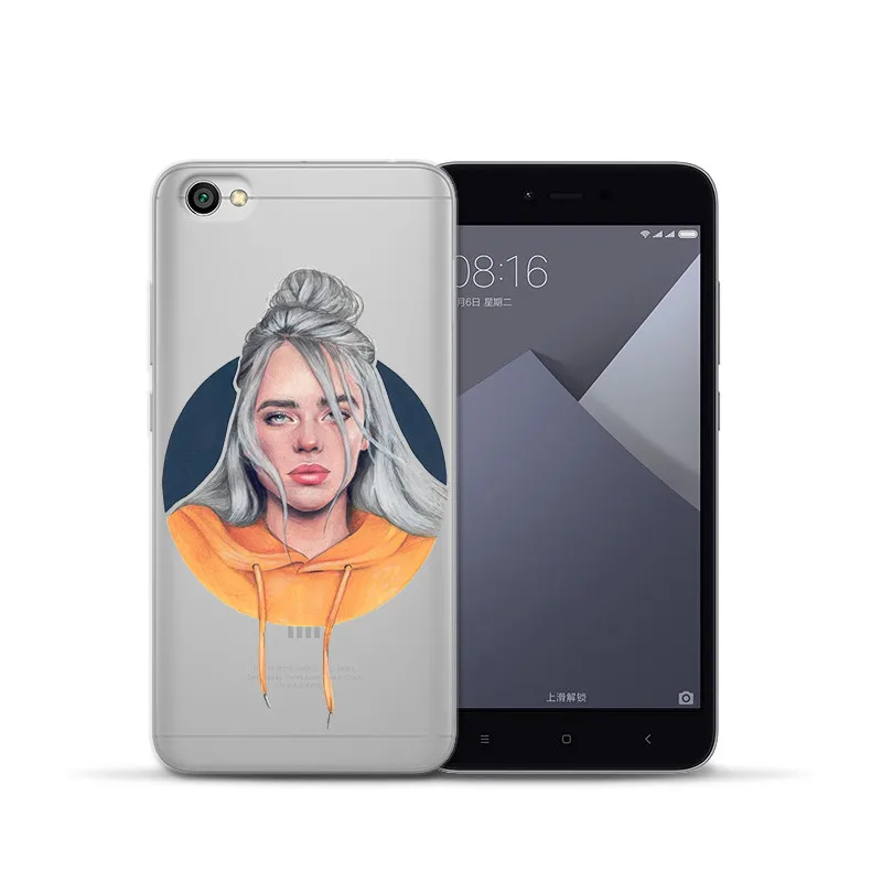 Роскошные Billie eilish для Xiaomi Redmi Mi 8 6 A2 Lite 5X 6X A1 6A 4X 4A 5 9 Plus Note 4 5A Prime Pro крышка чехол Coque чехол-футляр