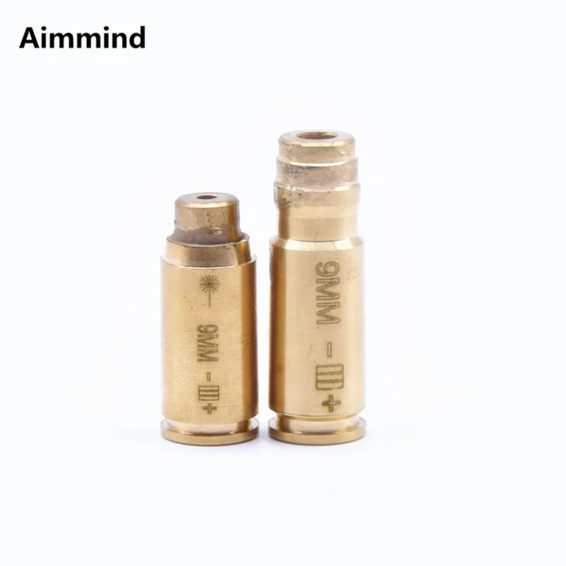 

Tactical Bore Sighter Two styles 9mm Cartridge Red Laser Bore Boresighter Collimator Brass fit 9x19mm Pistol Rifles