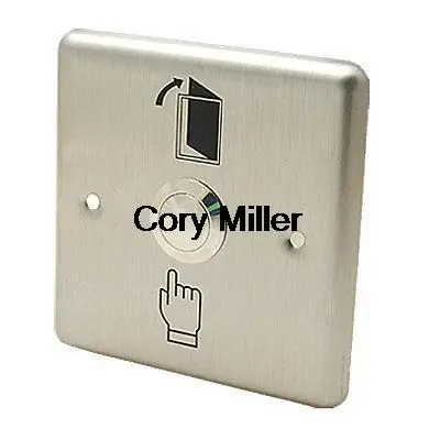 

Gate Door Stainless Steel Push Button Request Exit Switch