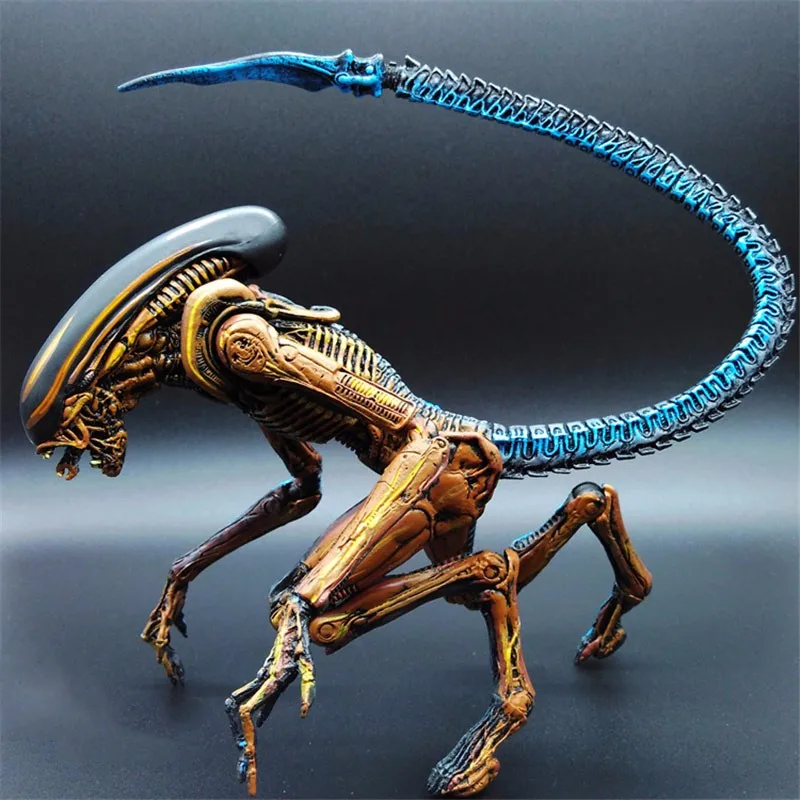 Фигурка Xenomorph, раньше, пришельцы, синий Инопланетянин, ксеноморф ...