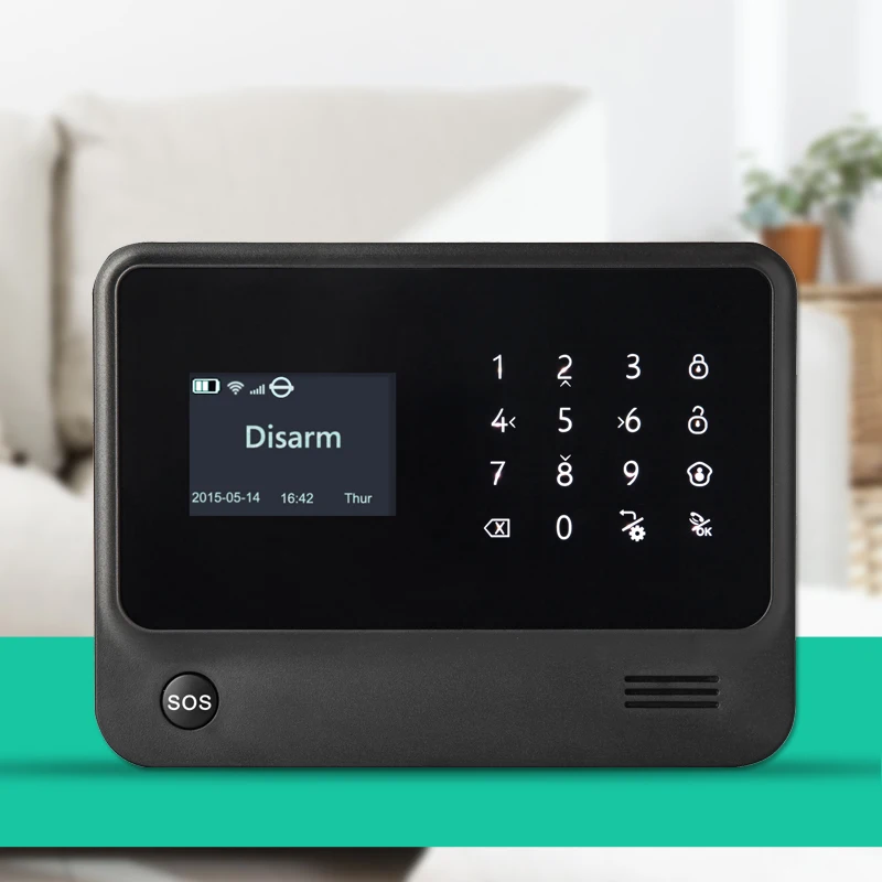 7 языков меню 99 беспроводных зон LCD gsm wifi сигнализация окно открыть + обнаружение