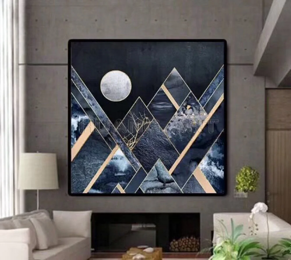 Ручная работа Современная оригинальная картина маслом на холсте 100% ручная