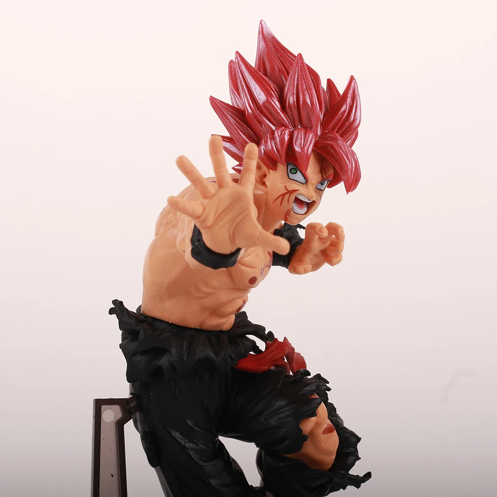 В стиле аниме Ди: B Dragon Ball Z Супер Saiyan Goku фигурку Brinquedos Son Goku-Цвета: черный красный
