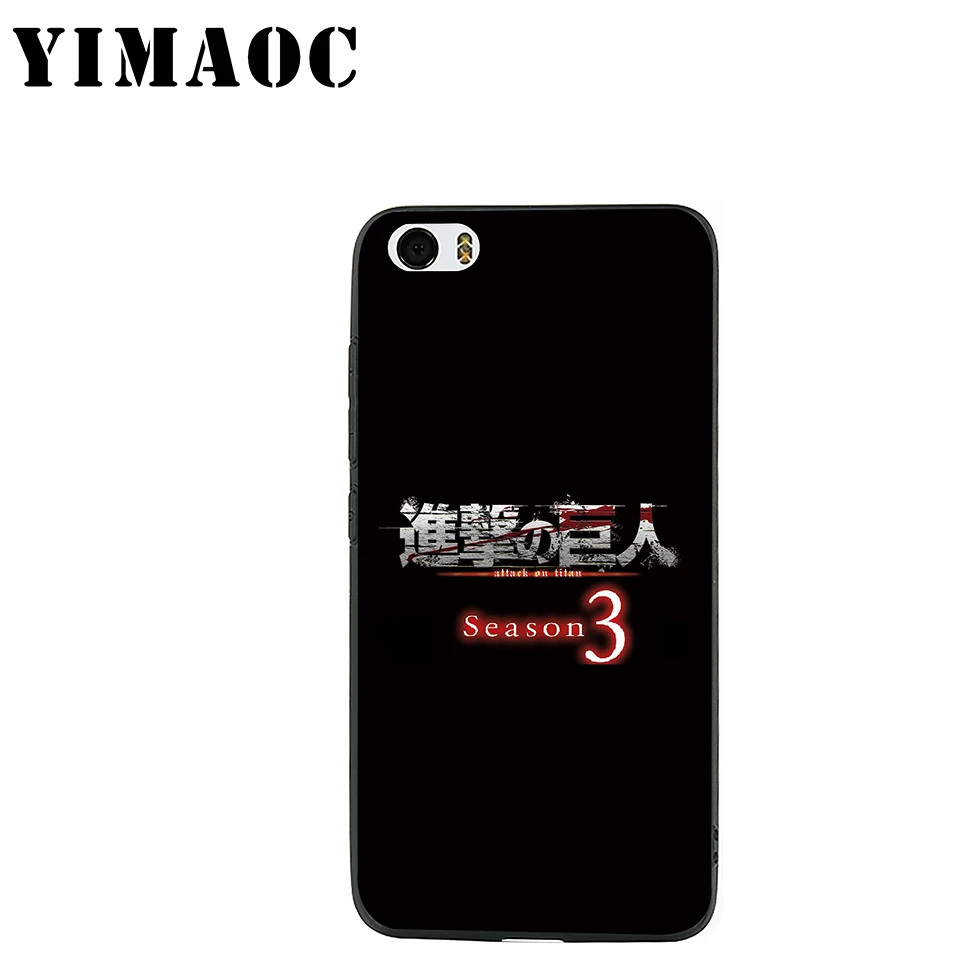 YIMAOC Attack on Titan 3 Season Soft Silicone Case for Xiaomi Redmi Note 9 Mi 8 Se 7 6 6A A1 A2 4X 4A 5A 5 MAX MiA1 |