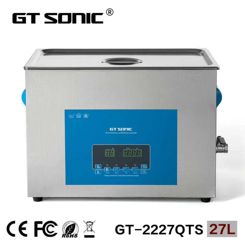 GT SONIC ultrasonic bath cleaner 27L для химической промышленности и использования с двумя