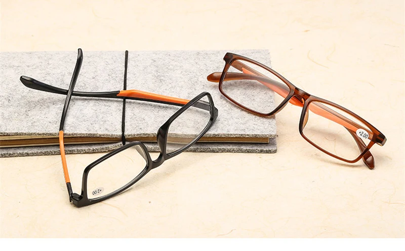 Ahora Women Men Reading Glasses TR90 Ultralight Retro Resin Clear Lens Female Male Reader Eyewear Presbyopic Glasses
