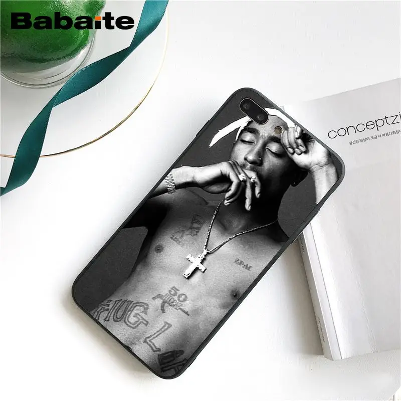 A5 Babaite 2Pac Tupac Amaru Shakur чехол для телефона для iphone 11 Pro 11Pro Max X XS MAX 6 6s 7 7plus 8 8Plus 5 5S SE XR - Цвет: A5