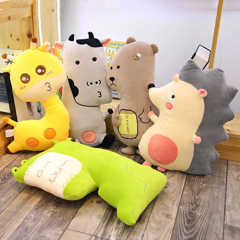 Мягкие плюшевые игрушки милые мягкие куклы с животными Kawaii корова плюшевый мишка