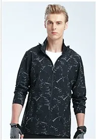 Men Black TECTOP/для прогулок эластичная куртка для мужчин и женщин легкие куртки без флиса со шляпой дышащие водоотталкивающие износостойкие быстросохнущие пальто - Цвет: Men Black
