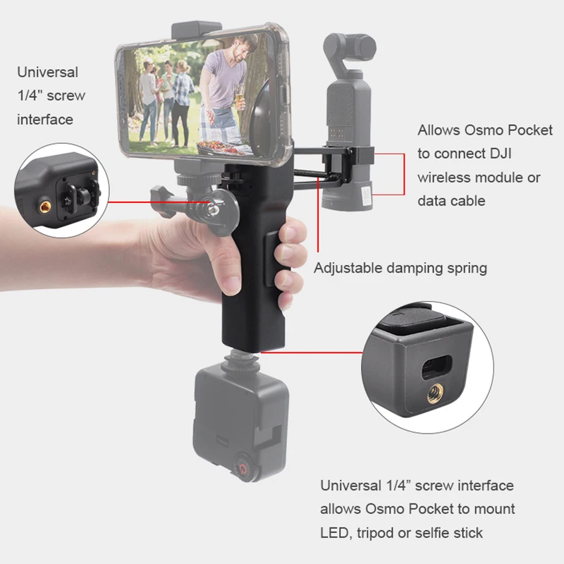 Складной z осевой стабилизатор для карманной камеры DJI OSMO карданный Osmo карманные