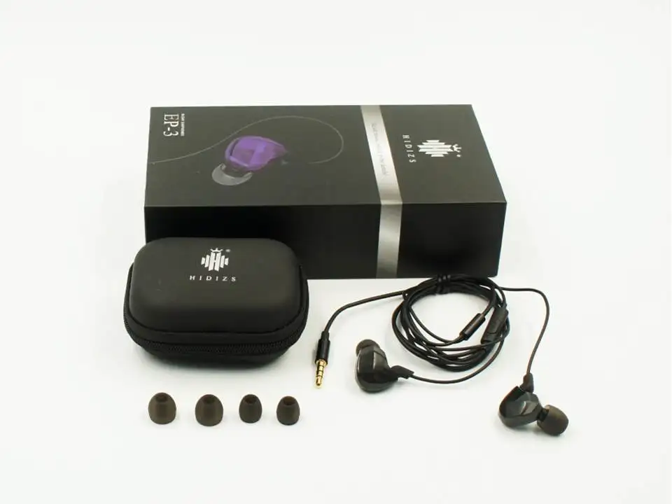 Динамические Hi Fi наушники вкладыши HIDIZS EP3 высокого качества|earphone molds|earphone for walkie
