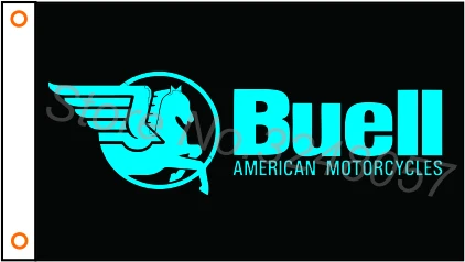 Индивидуальный флаг для мотоцикла баннер Buell мотоциклетный 3x5 футов полиэстер