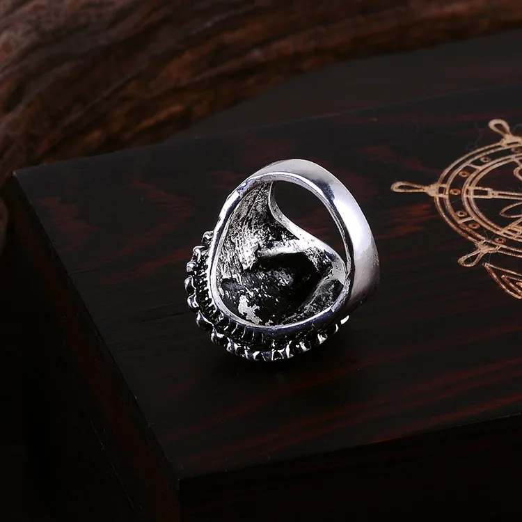 Новинка модное титановое Винтажное кольцо из нержавеющей стали оригинальное