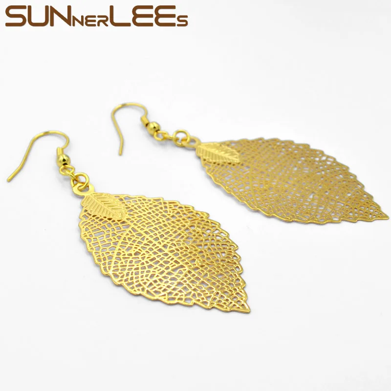 SUNNERLEES модные ювелирные изделия для женщин и девушек золотого цвета Висячие