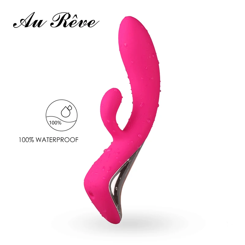 Au Reve Кролик Вибратор массажер для влагалища G Spot Стимулятор клитора Мощный