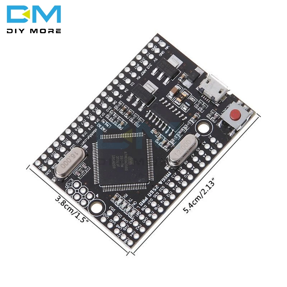 MEGA 2560 PRO встроенный CH340G/ATMEGA2560-16AU чип с наконечниками, совместимый с модулем Arduino Mega2560