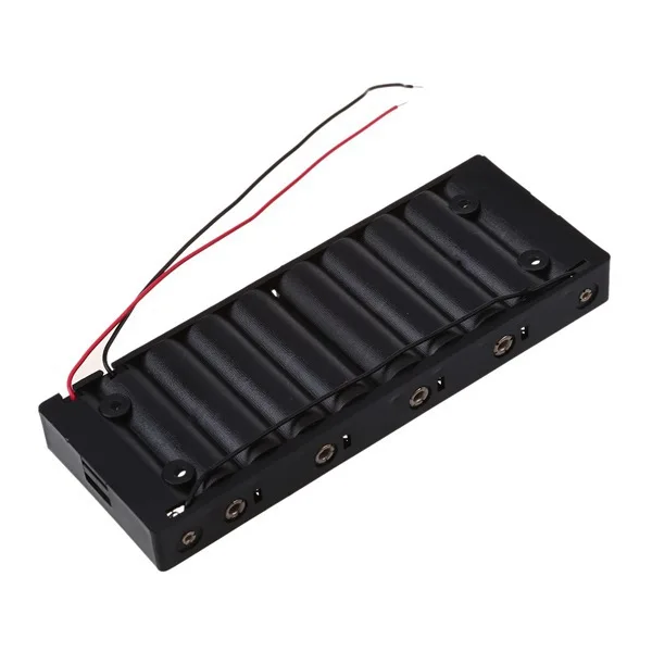 Топ пластиковый корпус батареи держатель коробка для 10x1 5 V AA батареи| |