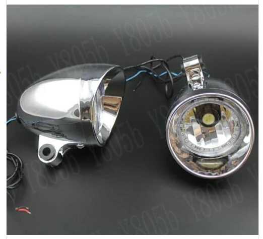 Хромированная светодиодная противотуманная фара для вождения Yamaha VStar 400 650 1100 1300