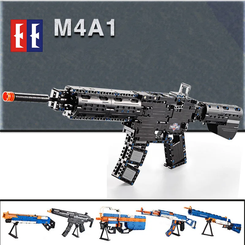 Technic строительные блоки игрушки Desert Eagle Пистолет с пулями модель оружия кирпичи