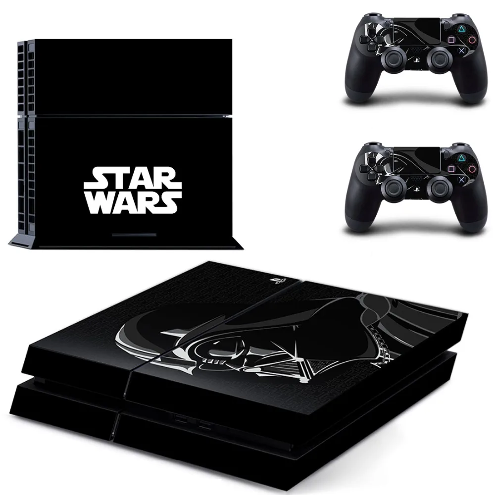 Пленка Звездные войны PS4 Кожа Наклейка виниловая для консоли Playstation 4 и 2 контроллеров PS4 Кожа Наклейка