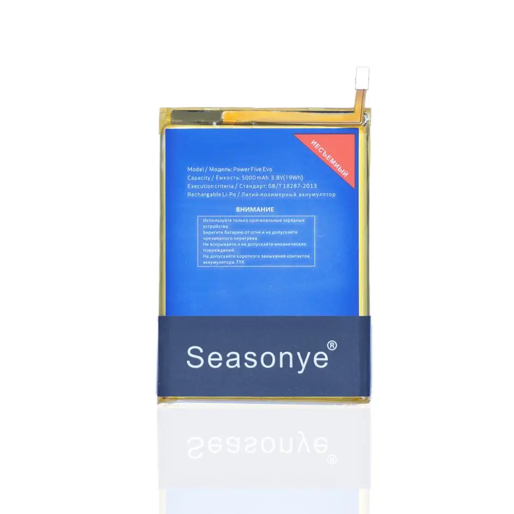 Seasonye 5000mAh / 19Wh Power Five Evo Phone Сменный аккумулятор для Highscreen EVO