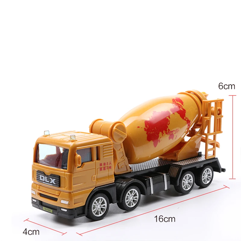 

Metal Mine truck Veconcrete mixing vehicle oil tanker Traiter Vehicle Model Truck Machine Model Toy Engineering Truck F Toy
