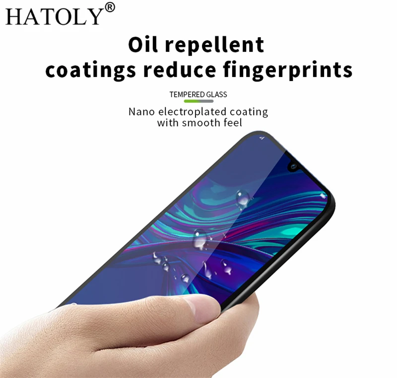 Vidrio templado para Huawei Mate 30 Lite, Protector de pantalla Maimang 8, cubierta completa para Huawei Mate 30 Lite, pel&iacute;cula de borde curvo 3D, 2 uds.-1