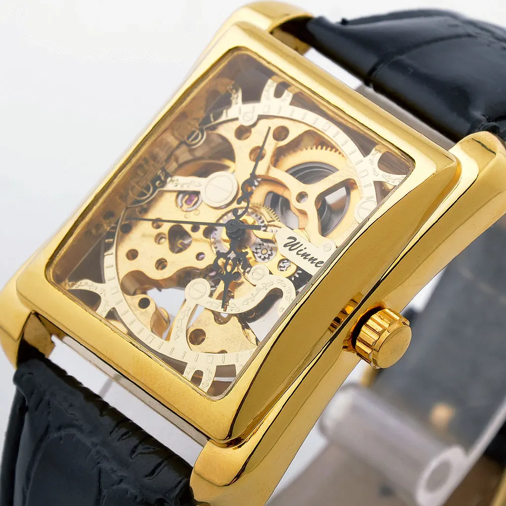 2015 известная марка победитель роскошные мода старинные стали из нержавеющей прямоугольник набора мужчин