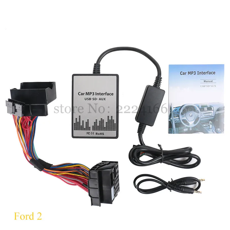 SITAILE USB SD AUX Автомобильный MP3 музыкальный плеер адаптер для Ford Focus Galaxy Ka Mondeo S/C Max Orion